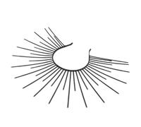 OFFSCH Sun God's Hairband fascia per cappello da Copricapo con a punta sunburst cappello rave Cappello di protezione solare copricapo solare plastica Nero
