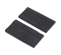 OFFSCH Supporti Antiscivolo per Tamburo Grancassa in Coppia, Protezioni per Pedali Batteria Facili da Installare, Accessori per Cerchio Tamburo Resistenti All’usura, Adatti a Musicisti e Studenti