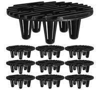 OFFSCH Supporti per Vasi da Fiori Rotondi 12 Pezzi Piedini per Vasi da Interno ed Esterno in Plastica Rialzi per Drenaggio e Ventilazione per Piante Protezione Anti Marciume Radici