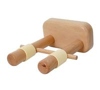 OFFSCH Supporto Da Muro Per Chitarra Legno Massello Porta Chitarra Da Muro Acustica e Ukulele Stile Elegante Per Casa e Ufficio