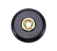 OFFSCH Supporto Per Perno Terminale Per Violoncello Inserto Dorato Materiale Plastica Totale 9 Cm 2 Cm Classico Lucido Effetto Noce Scuro Proteggi Pavimento E Violoncello