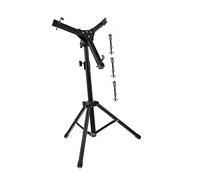 OFFSCH Supporto Per Rullante in Lega Nero Mensola Per Pratica Batteria Scaffale Salvaspazio Per Dumb Drum Stand Durevole e Stabile Per Uso Professionale e Domestico