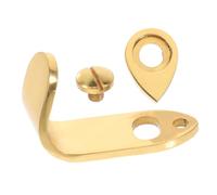 OFFSCH Supporto Per Sassofono in Metallo Gancio Ergonomico Portatile in Rame Con Viti e Rondelle Per Strumento Fiato Montaggio Facile e Solido