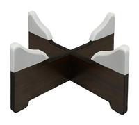 OFFSCH Supporto per Tamburo Lingua in Legno e Silicone Struttura Stabile e Facile da Rimuovere, Supporto Creativo per Esporre e Conservare Hand Pan Drum e Tongue Drum Colore Casuale