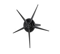 OFFSCH Supporto Per Tromba Pieghevole e Staccabile Con Base Cinque Gambe Cavalletto Strumento Musicale Nero Compatto e Portatile Stand Stabile e Durevole Per Uso Indoor e Outdoor