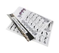 OFFSCH Tabella Degli Accordi Per Flauto Spessa E Resistente Carta Patinata Diagrammi Di Accordi Comuni Tabella Delle Note Utili Per Flauto Guida Di Riferimento Per Principianti