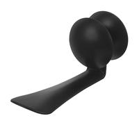 OFFSCH Tamburello a Piedi in Metallo e Abs Nero, Campanaccio Per Batteria Accessorio Percussione Compatto e Portatile Per Accompagnamento Strumentale e Performance Live