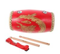OFFSCH Tamburo A Vita in Pelle Di Mucca Design Dei Rivetti Tamburo A Vita in Legno Realizzato A Mano Strumento A Percussione Per Adulti