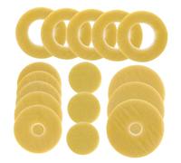 OFFSCH Tampone in Feltro Per Flauto Traverso Foro Aperto Guarnizione Chiave Sostitutiva Morbida e Resistente Accessorio Compatibile Con Antigraffio e Antiscivolo Per Suonatori Esperti e p