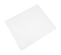 OFFSCH Tappetino Mouse Acrilico Antiscivolo Extra Large per Gaming e Ufficio Superficie Liscia Resistente Usura e Strappi Design Bianco per Scrivania