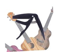 OFFSCH Tasto Di Chitarra Clip Per Ukulele Cuscinetto in Silicone Parte in Lega Di Zinco Per Proteggere Manico Corde