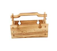 OFFSCH Tavolo Da Picnic Pieghevole in Legno Cestino Portaoggetti Pratico E Portatile Per Viaggi