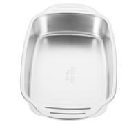 OFFSCH Teglia Rettangolare in Acciaio Inossidabile per Arrosto e Pesce Pirofila da Grande Resistente per Domestica e Commerciale