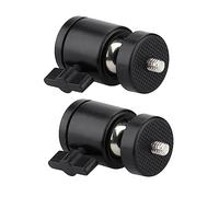 OFFSCH Testa Treppiede A Sfera Slitta Per Luce Ad Anello Adattatore 1/4 Per Fotocamere Videocamere Smartphone Action Cam Luci Video A Led