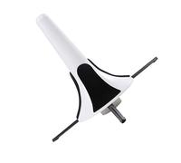 OFFSCH Treppiede Metallico Per Tromba Supporto Pieghevole Gambe Staffa Rimovibile e Base Stabile Accessori Per Strumenti Musicali in Bianco