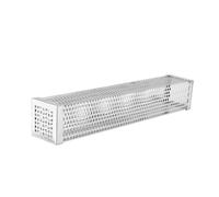 OFFSCH Tubo per Affumicatore in Acciaio Inossidabile Utensili per Barbecue per Griglie E Affumicatura A Pellet per Verdure E Cibi al Forno