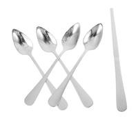 OFFSCH Utensili da Cucina in Acciaio con Cucchiai e Coltello Seghettati per Pompelmo Kiwi Mela Ergonomico Spesso per Taglio Facile e Comfort Prolungato