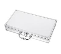 OFFSCH Valigetta Portatile in Lega Di Alluminio Chiusura, Custodia Rigida Piccola e Resistente Per Utensili, Protezione Angoli Rinforzati Per Uso Casa, Ufficio e Viaggi