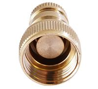 OFFSCH Valvola di Arresto dell'Acqua Automatica Connettore a Tubo d'Acqua di connessione Rapida Cucciolo di Giardino rapido Connect Connettore rapido con Tubo d'Acqua Rame d'oro