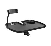 OFFSCH Vassoio Per Asta Microfono Grandi Dimensioni Ampio Spazio Contenere Bottiglie Telefoni Ripiano Per Asta Microfono Supporto Per Vassoio