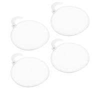 OFFSCH Ventagli Pieghevoli Rotondi da Danza, 4 Pezzi, in Plastica e Tessuto, Leggeri, per Foto Props e Ballo per Donne