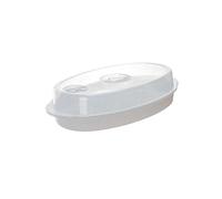 OFFSCH Versatile Vaporiera Per Pesce 1 Set Piatto Per Pesce Vapore Per Microonde Trattiene L'umidità Calore Rapido Moderno Gadget Da Cucina