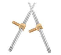 OFFSCH Vite Per Archetto Di Violino in Metallo 2 Pezzi, Accessori Per Strumenti a Corda, Parte Di Sostituzione Leggera e Resistente Per Riparazione Professionale Del Violino