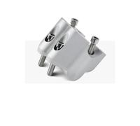 Offset Di Altezza Riser Manubrio Per Moto Per Ducati Multistrada V4 S Rally Pikes Peak 2021-2025, Adattatore Di Estensione Per Riser Manubrio Morsetti Estensione(Argento)