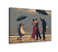 OffsuM Stampa artistica da parete con Jack Vettriano The Singing Butler, poster su tela, decorazione artistica da parete per soggiorno e camera da letto, con cornice, 60 x 90 cm