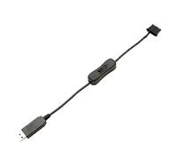 Ofggd Cavo adattatore per ventola USB da 5 V a 12 V Step Up Line USB a 4 pin PC cavo di alimentazione con interruttore on/off