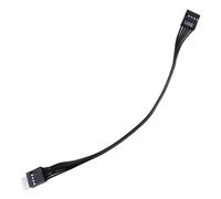 Ofggd USB2.0 9 pin header computer scheda madre anteriore 9P cavo di prolunga maschio a femmina connettore piatto (20 m/30 m/50 cm) computer scheda madre