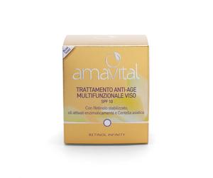 Oficine Cleman - Amavital Skin Care Retinol Infinity Trattamento Antiage Viso Multi Attivo Spf 10 Confezione 50 Ml