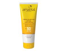 Oficine Clemàn Amavital Sun Passion - Crema solare viso SPF 50 contro le rughe e le macchie, 75 ml