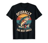 Ofishally The Best Uncle Funny Fishing Bass Maglietta