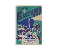 OFITIN Fleetwood Mac - Poster vintage Rock Band poster per stanza, decorazione artistica da parete su tela, 20 x 30 cm