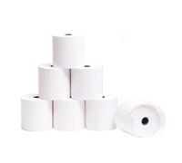 OFITURIA ® 24 Rollos Papel Térmico 80x80x12 mm para Sumadora Impresora TPV, sin Bisphenol A