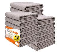 OFITURIA Coperta per Trasloco, Misura 75x100cm, Protegge i Tuoi Mobili da Urti e Trasporti, Coperta Riutilizzabile, Ideale per Attività, Animali o Ristrutturazioni, Tessuto Spessore 3,6mm (18 pz)