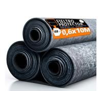 OFITURIA Feltro protettivo per pavimenti 60 cm x 10 m, 180 g/m², confezione da 3 pz, ideale per proteggere i pavimenti durante pittura e lavori (60cmx10m, 3 pz)