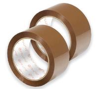 OFITURIA Nastro Adesivo per Imballaggio, Nastro per Pacchi Marrone, Nastro da Imballaggio per Scatole da Trasloco e Spedizioni, Nastro per Pacchi, Nastro Imballaggio Resistente (38mmx66m, 2 nastri)