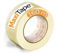 OFITURIA Nastro adesivo per imballaggio trasparente per imballaggio di scatole di cartone di spedizioni, matrimoni, prodotto per confezioni sicure (36mmx160mts - Transparente, 1 Rollo)