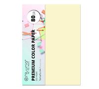 OFITURIA Pack 500 Hojas Color Crema Tamaño A4 80g (FAB-15637)