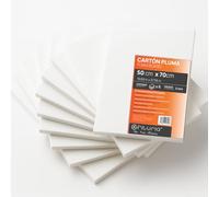 OFITURIA Pannello in Schiuma Bianco 50x70 cm Pack 6 pz, Lastra di Polistirene Espanso Leggero e Rigido, Foamboard Multiuso a Taglio Facile, Ideale per Lavoretti, Modelli ed Esposizioni, 5 mm