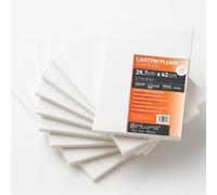 OFITURIA Pannello in Schiuma Bianco A3 Adesivo (29.7x42 cm) Pack 6 pz, Lastra di Polistirene Espanso Leggero e Rigido, Foamboard Multiuso a Taglio Facile, Ideale per Lavoretti e Modelli, Spessore 5 mm