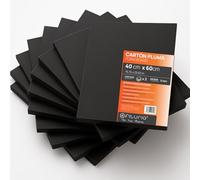 OFITURIA Pannello in Schiuma Nero 40x60 cm Pack 2 pz, Lastra di Polistirene Espanso Leggero e Rigido, Foamboard Multiuso a Taglio Facile, Ideale per Lavoretti, Modelli ed Esposizioni, 5 mm