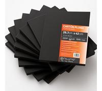 OFITURIA Pannello in Schiuma Nero A3 (29.7x42 cm) Pack 6 pz, Lastra di Polistirene Espanso Leggero e Rigido, Foamboard Multiuso a Taglio Facile, Ideale per Lavoretti e Modelli, Spessore 5 mm
