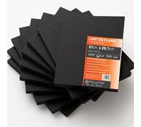 OFITURIA Pannello in Schiuma Nero A4 (21x29.7 cm) Pack 2 pz, Lastra di Polistirene Espanso Leggero e Rigido, Foamboard Multiuso a Taglio Facile, Ideale per Lavoretti e Modelli, Spessore 5 mm