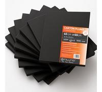 OFITURIA Pannello in Schiuma Nero Adesivo 40x60 cm Pack 2 pz, Lastra di Polistirene Espanso Leggero e Rigido, Foamboard Multiuso a Taglio Facile, Ideale per Lavoretti, Modelli ed Esposizioni, 5 mm