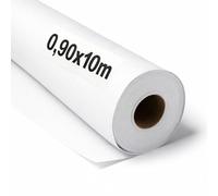 OFITURIA Papel Kraft Bianco - Rollo 0,90x10m - 6 Rotoli - Carta da pacchi e carta da regalo, carta da imballaggio per spedizioni e fai-da-te, resistente e facile da tagliare