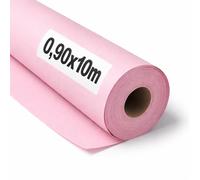 OFITURIA Papel Kraft Rosa Pastello - Rollo 0,90x10m - 3 Rotoli - Carta da pacchi e carta da regalo, carta da imballaggio per spedizioni e fai-da-te, resistente e facile da tagliare