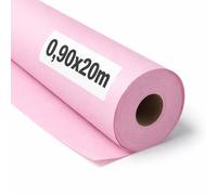 OFITURIA Papel Kraft Rosa Pastello - Rollo 0,90x20m - 1 Rotolo - Carta da pacchi e carta da regalo, carta da imballaggio per spedizioni e fai-da-te, resistente e facile da tagliare